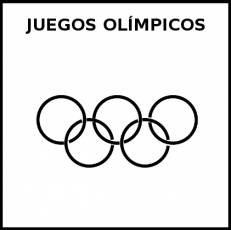 JUEGOS OLÍMPICOS - Pictograma (blanco y negro)