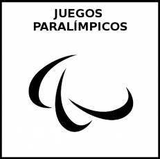 JUEGOS PARALÍMPICOS - Pictograma (blanco y negro)