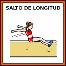 SALTO DE LONGITUD - Pictograma (color)