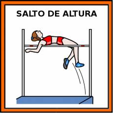 SALTO DE ALTURA - Pictograma (color)