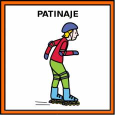 PATINAJE - Pictograma (color)