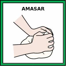 AMASAR (MANOS) - Pictograma (color)