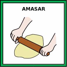 AMASAR (RODILLO) - Pictograma (color)