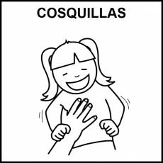 COSQUILLAS - Pictograma (blanco y negro)