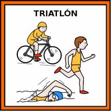 TRIATLÓN - Pictograma (color)