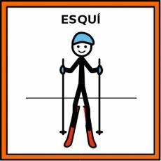 ESQUÍ - Pictograma (color)