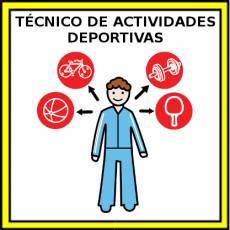 TÉCNICO DE ACTIVIDADES DEPORTIVAS - Pictograma (color)