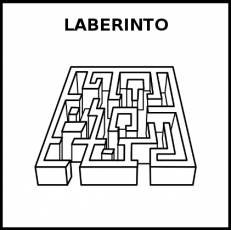LABERINTO - Pictograma (blanco y negro)