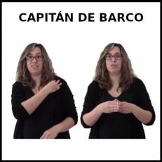 CAPITÁN DE BARCO - Signo