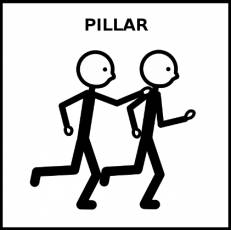 PILLAR - Pictograma (blanco y negro)