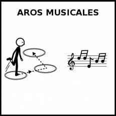 AROS MUSICALES - Pictograma (blanco y negro)