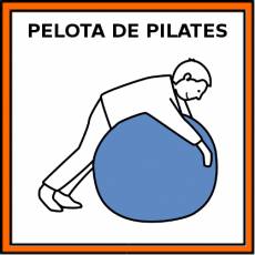 PELOTA DE PILATES - Pictograma (color)