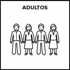 ADULTOS - Pictograma (blanco y negro)