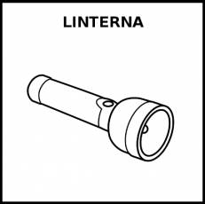LINTERNA - Pictograma (blanco y negro)