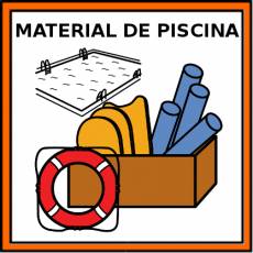 MATERIAL DE PISCINA - Pictograma (color)