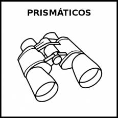 PRISMÁTICOS - Pictograma (blanco y negro)