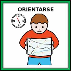 ORIENTARSE - Pictograma (color)