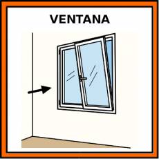 VENTANA (ABIERTA) - Pictograma (color)