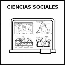 CIENCIAS SOCIALES - Pictograma (blanco y negro)