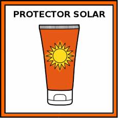 PROTECTOR SOLAR - Pictograma (color)