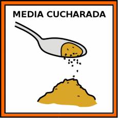 MEDIA CUCHARADA - Pictograma (color)