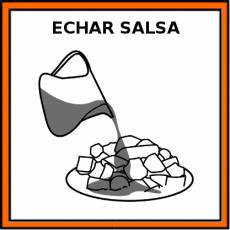 ECHAR SALSA - Pictograma (color)