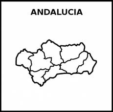 ANDALUCÍA - Pictograma (blanco y negro)