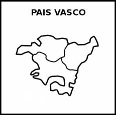 PAÍS VASCO - Pictograma (blanco y negro)