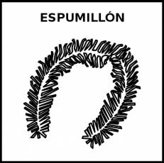 ESPUMILLÓN - Pictograma (blanco y negro)
