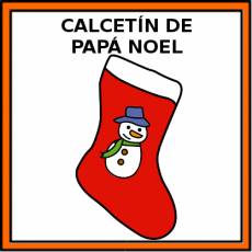 CALCETÍN DE PAPÁ NOEL - Pictograma (color)