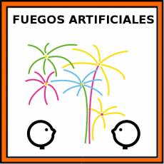 FUEGOS ARTIFICIALES - Pictograma (color)
