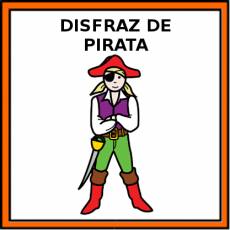 DISFRAZ DE PIRATA - Pictograma (color)