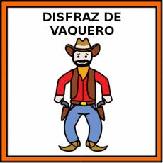 DISFRAZ DE VAQUERO - Pictograma (color)