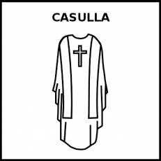 CASULLA - Pictograma (blanco y negro)