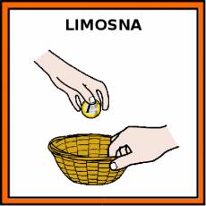 LIMOSNA - Pictograma (color)