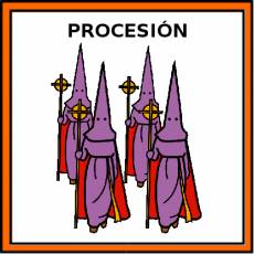 PROCESIÓN - Pictograma (color)