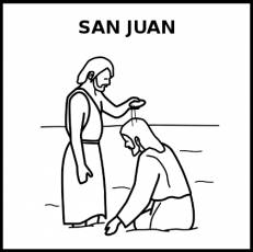SAN JUAN - Pictograma (blanco y negro)