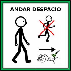ANDAR DESPACIO - Pictograma (color)