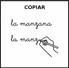 COPIAR - Pictograma (blanco y negro)