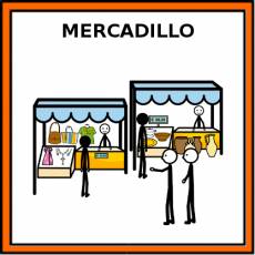 MERCADILLO - Pictograma (color)