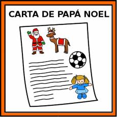 CARTA DE PAPÁ NOEL - Pictograma (color)