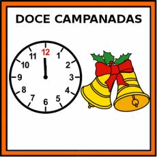 DOCE CAMPANADAS - Pictograma (color)
