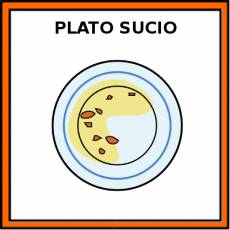 PLATO SUCIO - Pictograma (color)