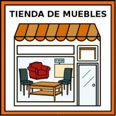 TIENDA DE MUEBLES - Pictograma (color)