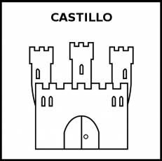 CASTILLO - Pictograma (blanco y negro)