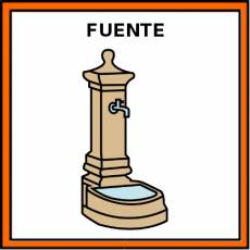 FUENTE (AGUA) - Pictograma (color)