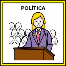 POLÍTICA (PROFESIÓN) - Pictograma (color)