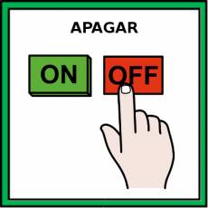 APAGAR - Pictograma (color)
