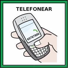 TELEFONEAR - Pictograma (color)