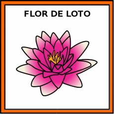 FLOR DE LOTO - Pictograma (color)
